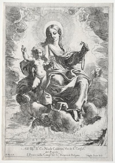 Madonna del Rosario de Domenico Maria Canuti
