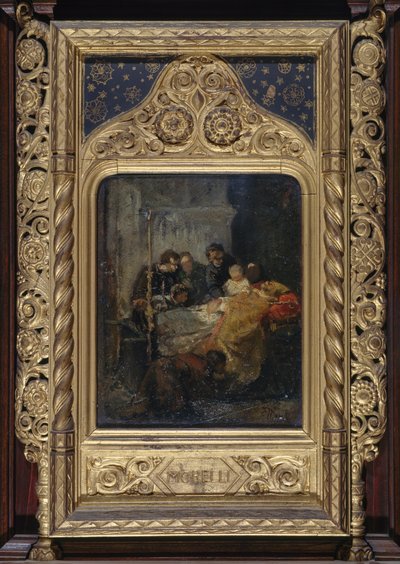 Muerte del obispo de Domenico Morelli