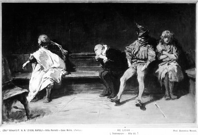 El rey Lear de Domenico Morelli