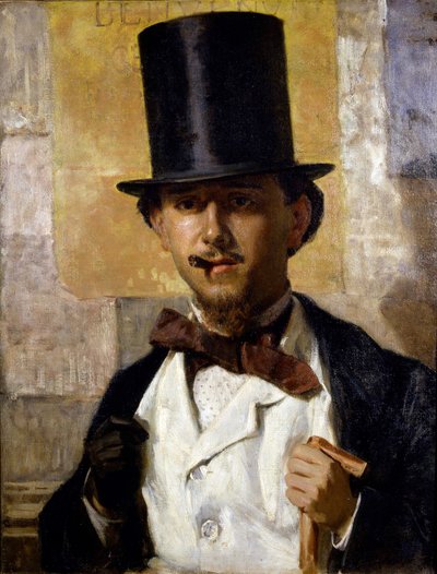 Retrato de Bernardo Celentano, 1859 de Domenico Morelli