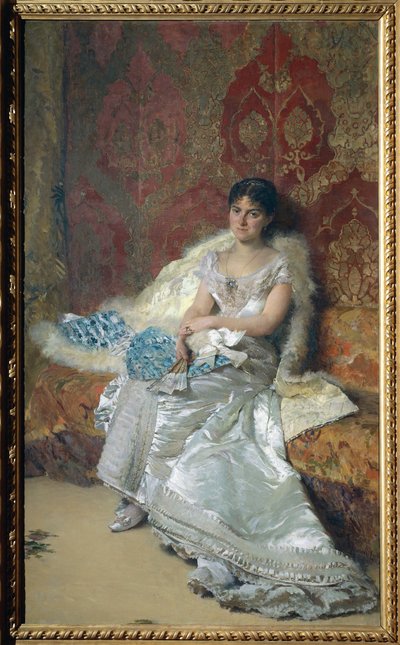 Retrato de la Sra. Theresa Oneto Maglione de Domenico Morelli
