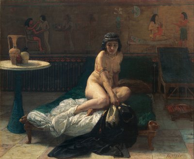 La esposa de Potifar de Domenico Morelli