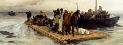 Refugiados de Aquilea de Domenico Morelli