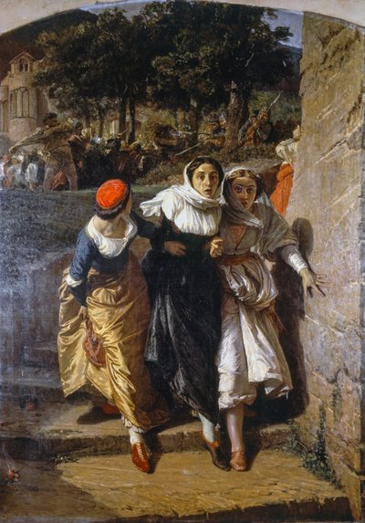 Vísperas sicilianas de Domenico Morelli