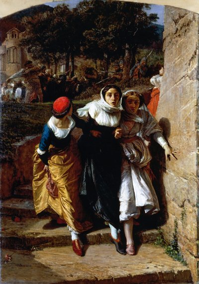 Vísperas sicilianas de Domenico Morelli