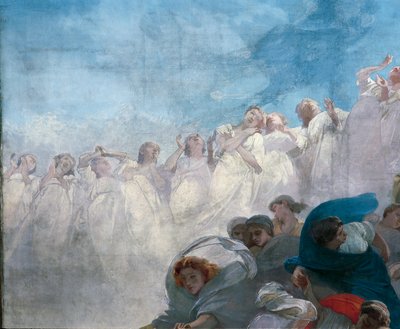 La Asunción (detalle) de Domenico Morelli