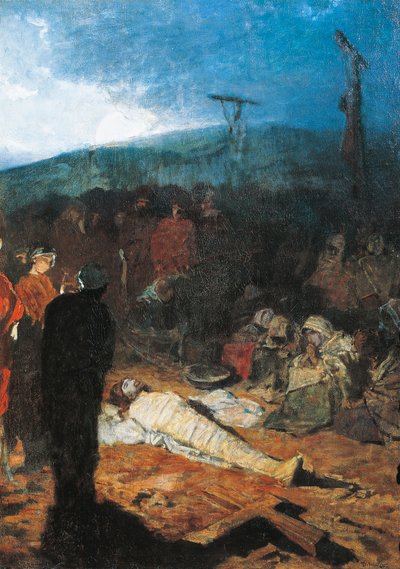 El Embalsamamiento de Cristo de Domenico Morelli
