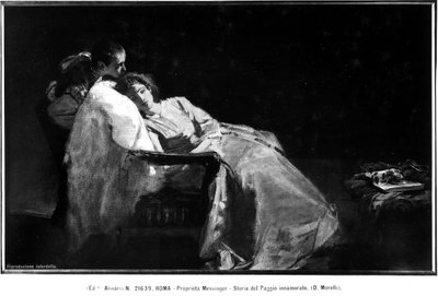 El paje enamorado de Domenico Morelli