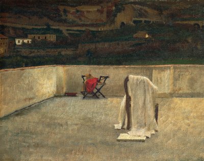 La terraza, por Domenico Morelli de Domenico Morelli