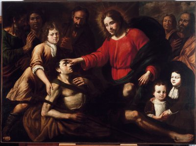 La curación de los ciegos de Domenico Parodi