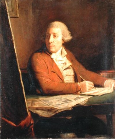 Retrato de Francesco Bartolozzi (1727-1815) de Domenico Pellegrini