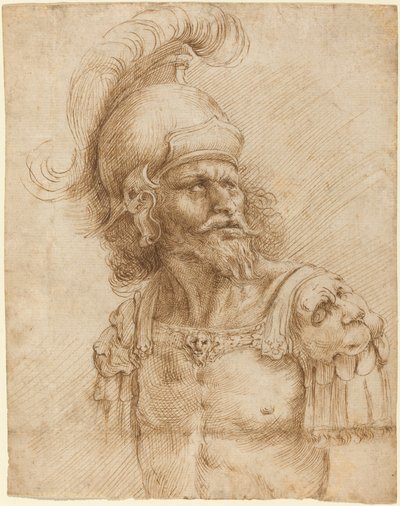 Un Soldado con Casco de Domenico Peruzzini