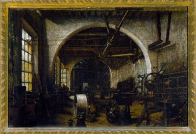 El taller de la fábrica de Domenico Pesenti
