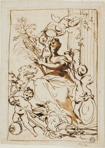 Alegoría de la victoria de Domenico Piola