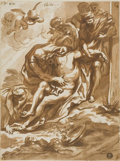 Descendimiento de la Cruz de Domenico Piola