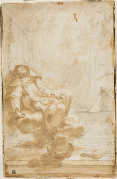 Éxtasis de una santa de Domenico Piola