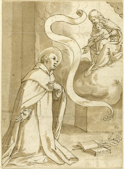 Visión de Santo Domingo de Domenico Piola