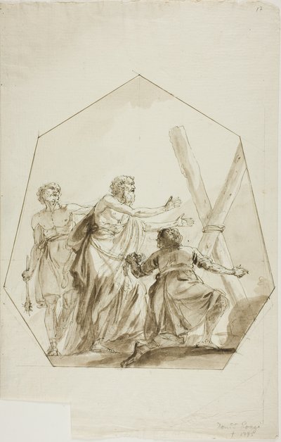 Crucifixión de San Andrés de Domenico Pozzi