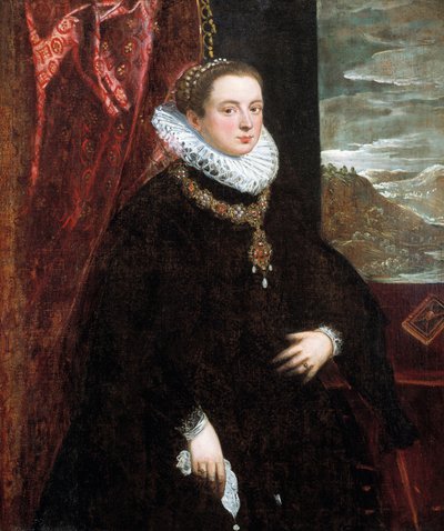 Dama de negro, 1560s de Domenico Robusti Tintoretto