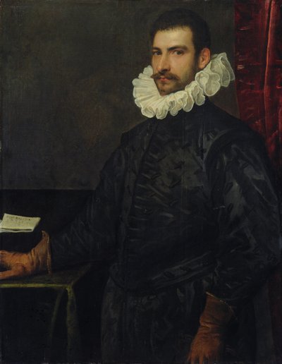 Retrato de un joven de Domenico Robusti Tintoretto