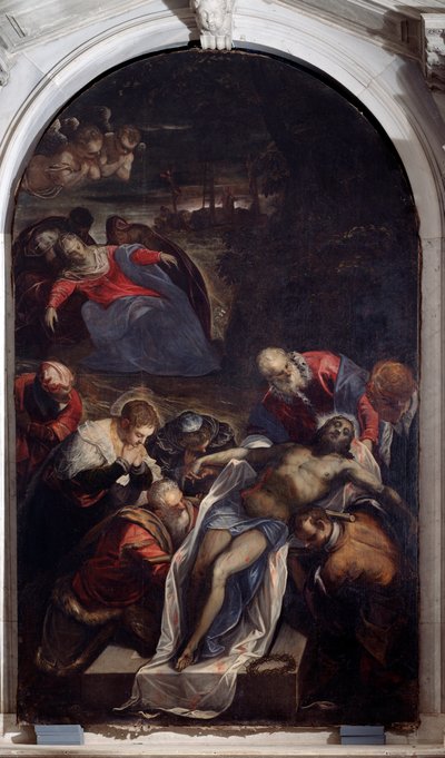 La Deposición en el Sepulcro de Domenico Robusti Tintoretto