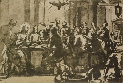 La Última Cena de Domenico Robusti Tintoretto