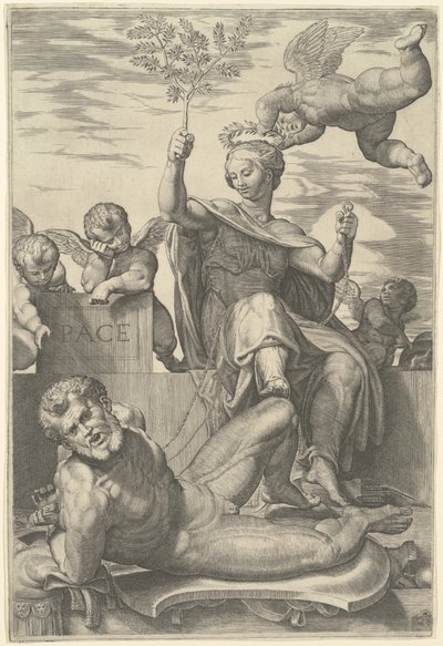 Alegoría de la Paz de Domenico Tibaldi