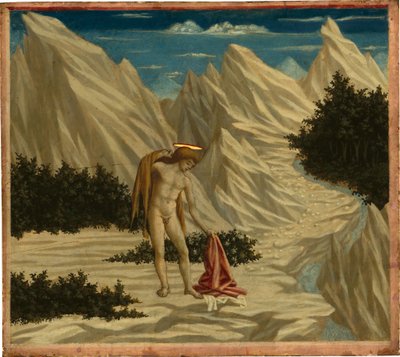 San Juan en el Desierto de Domenico Veneziano
