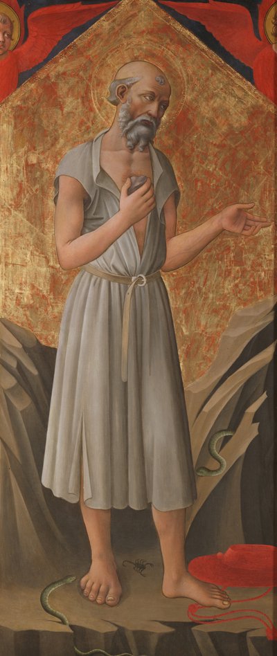 San Jerónimo, penitente, c.1460 de Domenico di Michelino