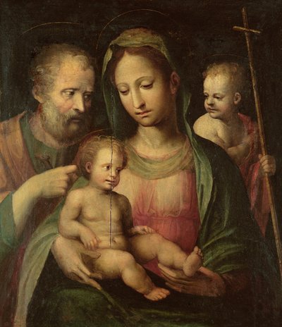 La Sagrada Familia con San Juan de Domenico di Pace Beccafumi  