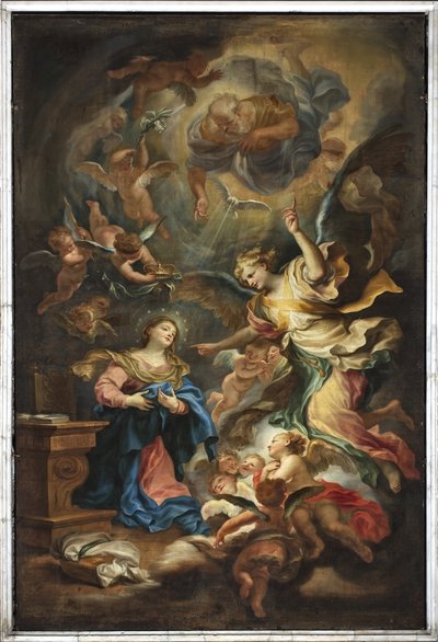 Anunciación de Domenico the Elder Piola