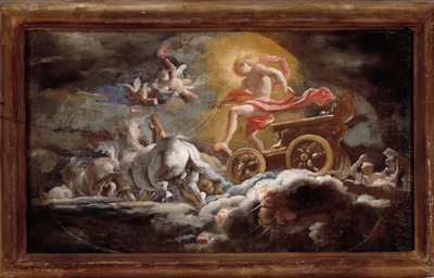 El carro del sol (pintura de Domenico Piola) de Domenico the Elder Piola