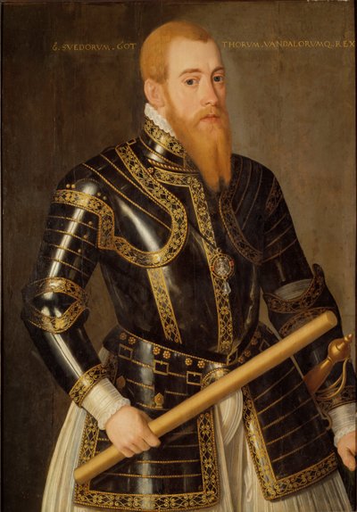 Retrato del Rey Eric XIV de Suecia 1533-1577 de Domenicus Verwilt