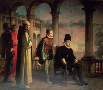 Felipe II (1527-98) declarando su fe de Domingo Valdivieso
