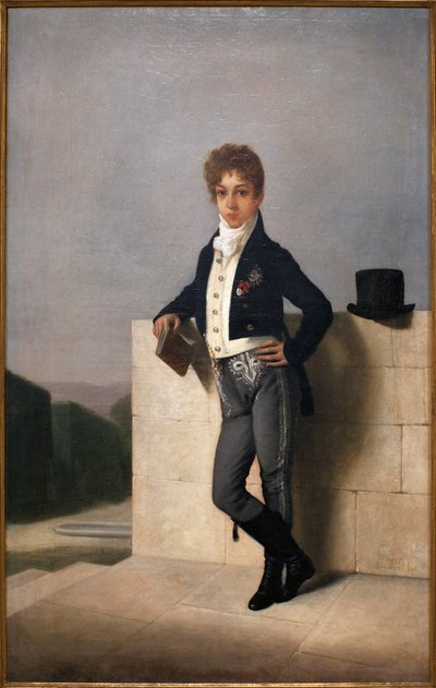 Retrato de Joao Pedro Quintella, Conde de Farrobo (1801-1869) de Domingos Antonio de Sequeira