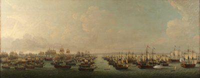 La escuadra inglesa que atacará La Habana en 1762 de Dominic Serres