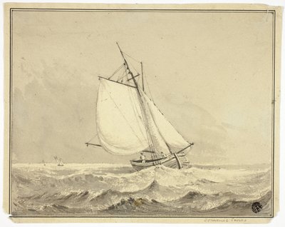Velero en el mar de Dominic Serres