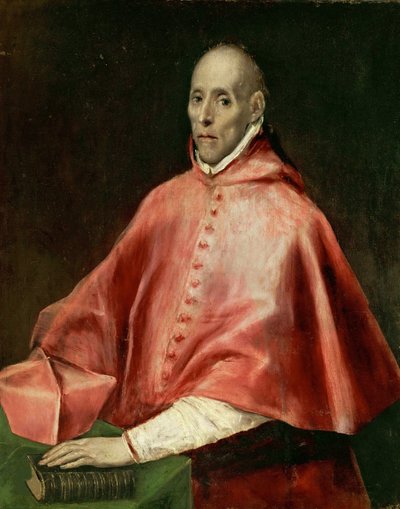 Retrato del Cardenal Juan Pardo de Tavera, 1609 de Dominico El Greco