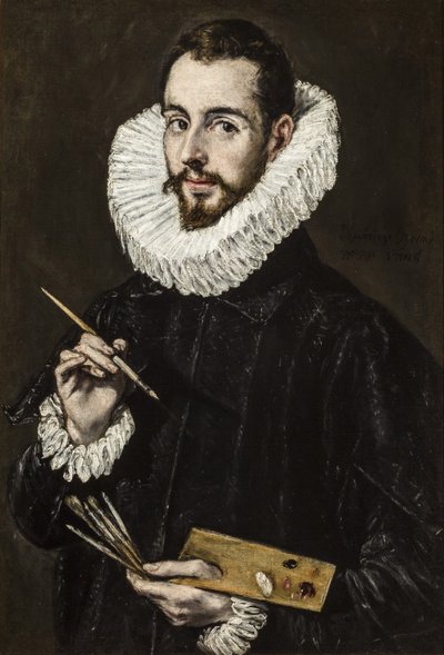 Retrato de Jorge Manuel Theotokopoulos 1578-1631, c.1600-1605 de Dominico El Greco