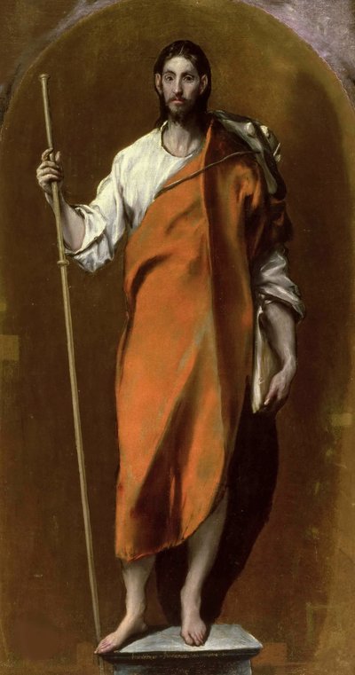 Santiago como peregrino, ca 1590 de Dominico El Greco