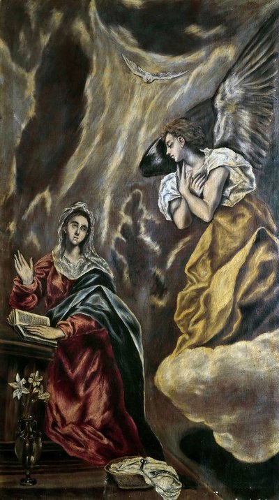 La Anunciación, c. 1610 de Dominico El Greco