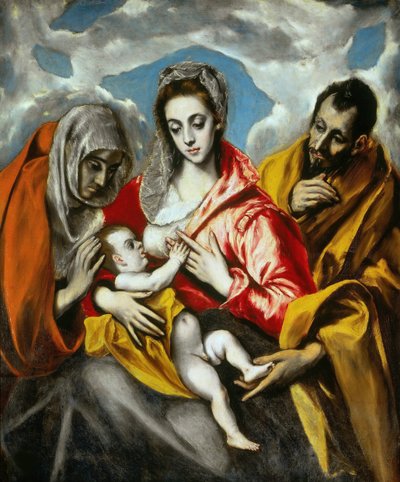 La Sagrada Familia, 1595 de Dominico El Greco