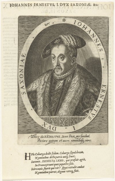 John Ernest 1521-1553, Duque de Sajonia-Coburgo, 1601 de Dominicus or Custodis Custos