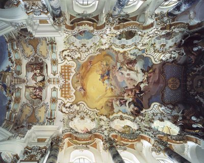 La Segunda Venida de Cristo (fresco) de Dominikus Zimmermann