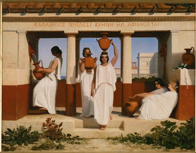 Mujeres griegas en la fuente de Dominique Louis Papety