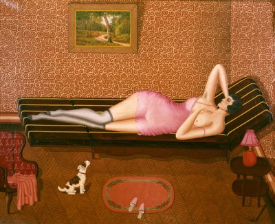 Siesta veraniega (Mujer acostada) de Dominique Peyronnet