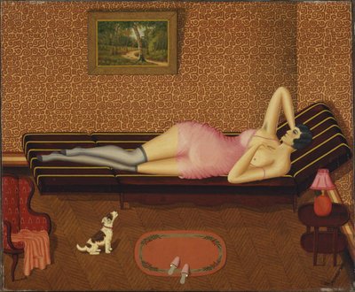 Siesta de verano Mujer acostada, 1933 de Dominique Peyronnet