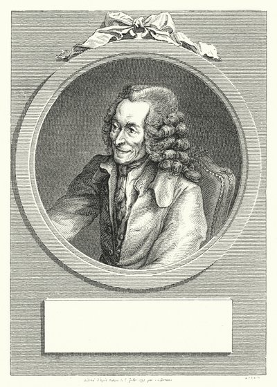 Voltaire, escritor y filósofo de la Ilustración francesa de Dominique Vivant (after) Denon