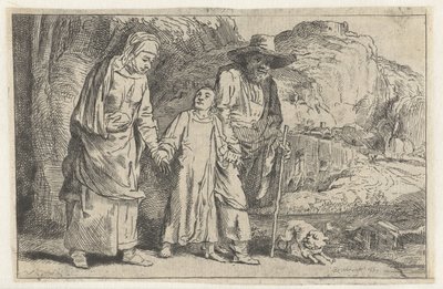 Cristo volviendo del templo con sus padres de Dominique Vivant Denon (baron)
