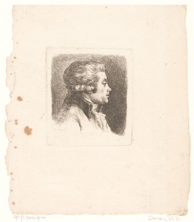 Retrato de la imprenta francesa N.C. Auburgo de Dominique Vivant Denon (baron)